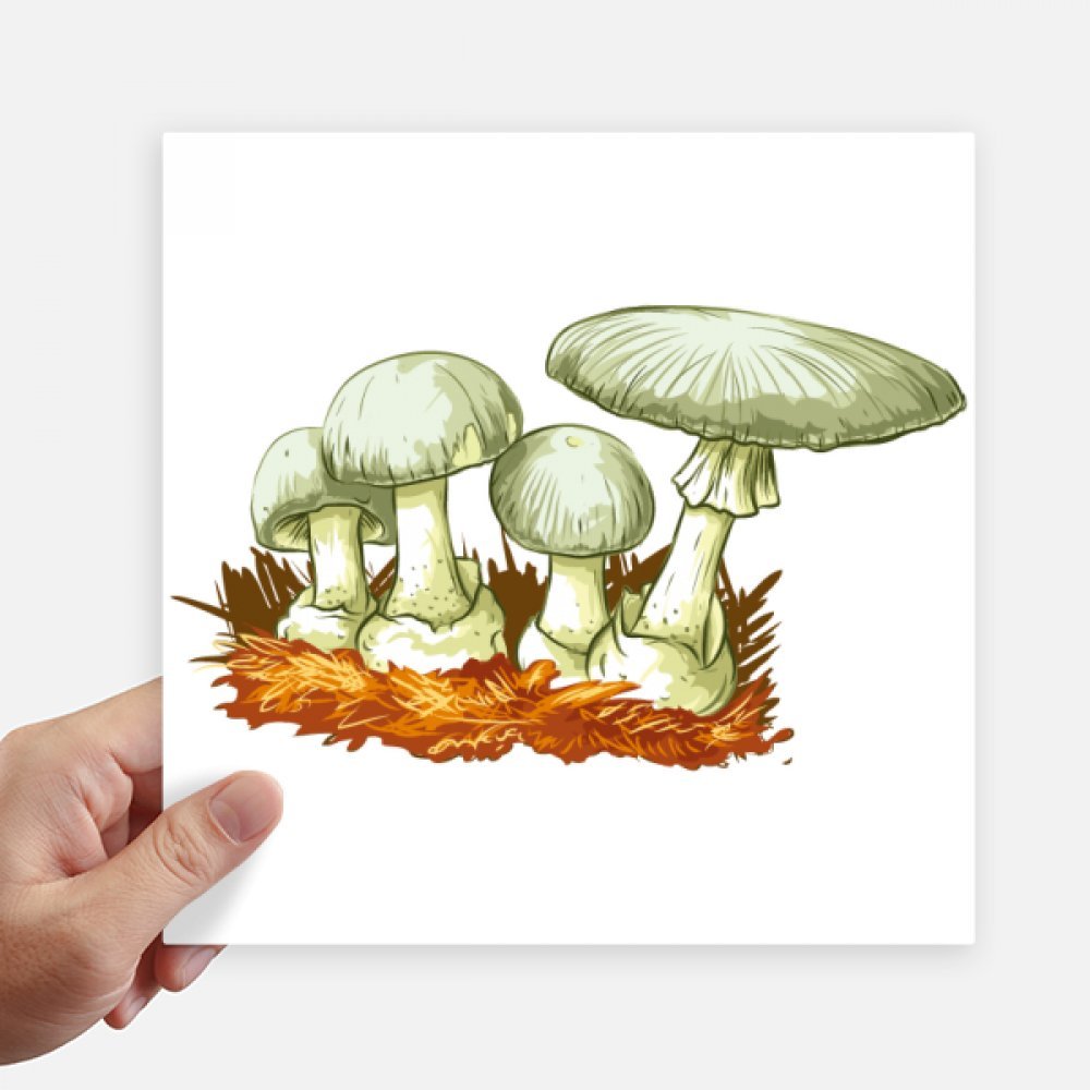 Sticker champignon 20cm DIYthinker pour personnaliser valise et ordinateur portable