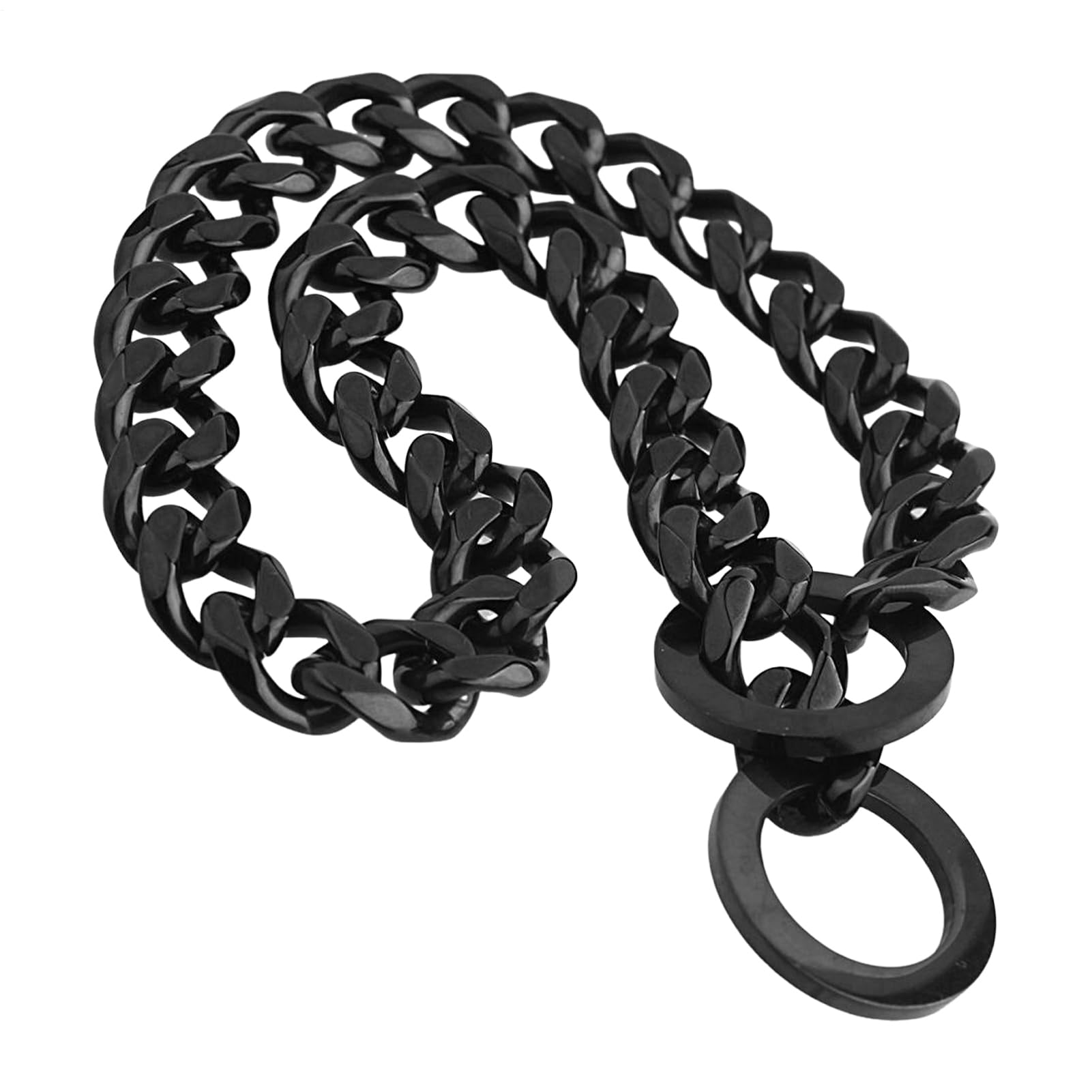 Collier étanche pour chien anti-traction de 86 cm en acier inoxydable