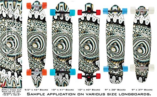 5-Methyl-Ester - Decal Style Vinyl Wrap Skin fits Longboard Skateboards up to 10