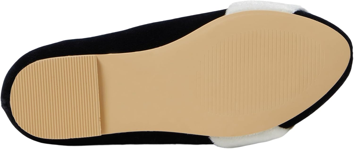 Janie and Jack ガールズ ベルベット ボウフラット (幼児/小さな子供) バレエ