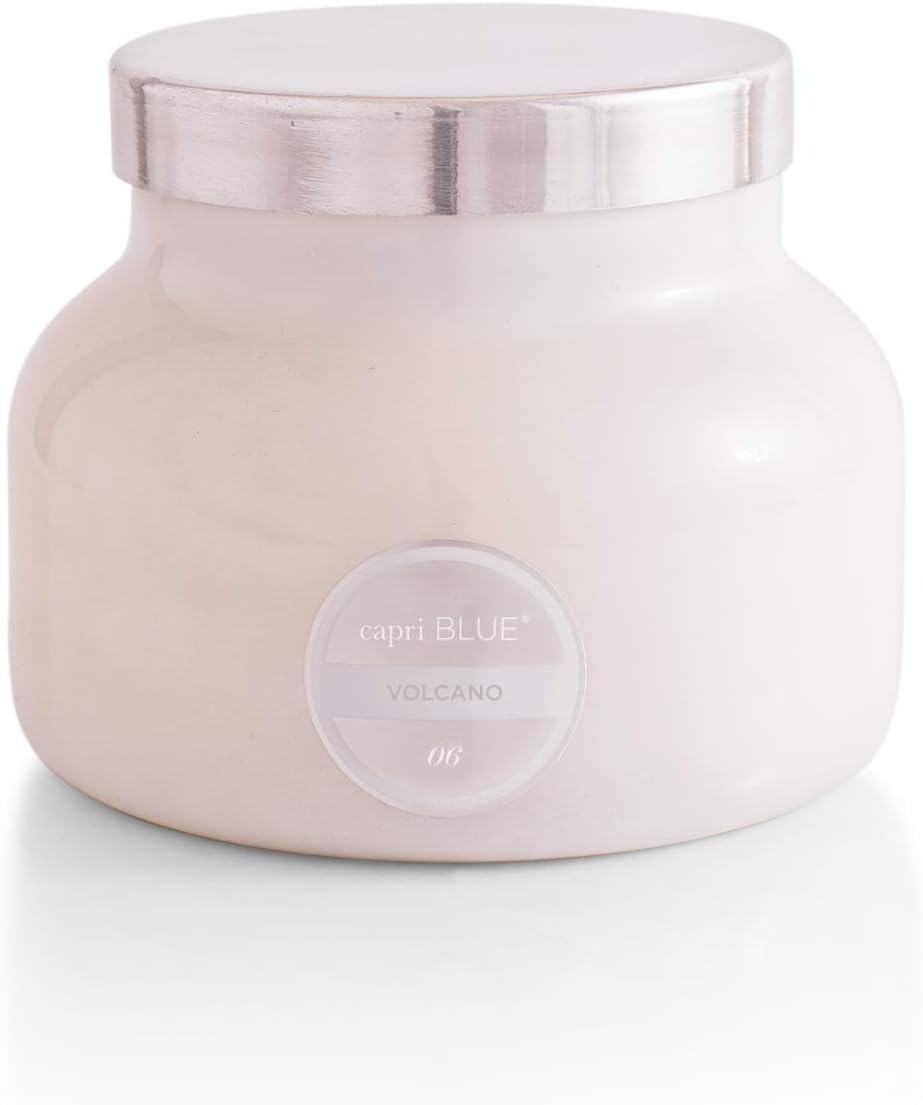Capri Blue CB705VOL White 19 Ounce Volcano Jar Candle