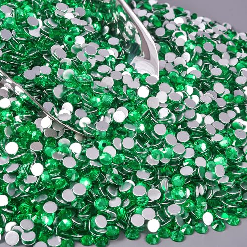 Image of 1440Pieces SS10 /2.7-2.9mm Flat Back Crystal Rhinestones Round Gems for Nail Art,Peridot