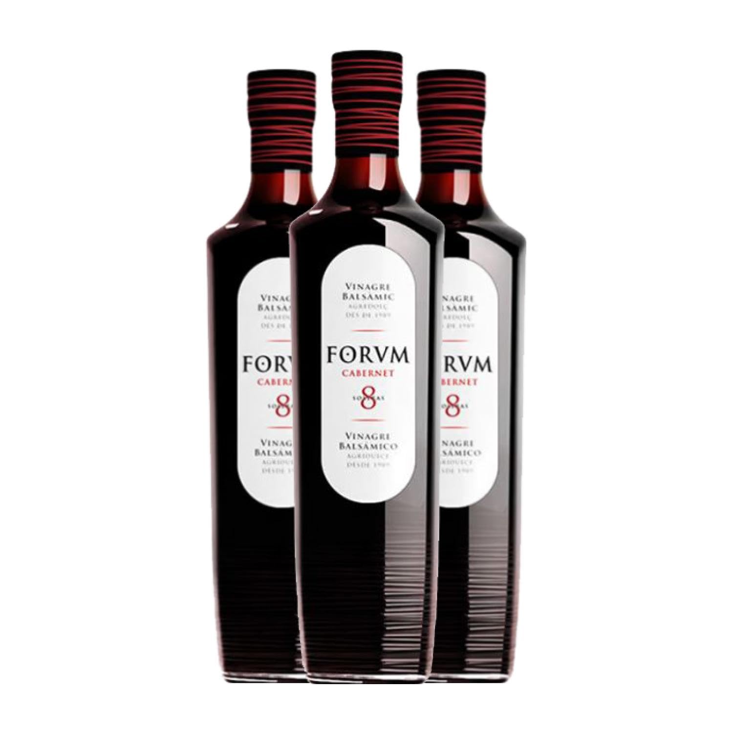 Vinagre Augustus Cabernet Forum Cabernet Sauvignon 1 L (Caja de 3 Botellas de 1 L)