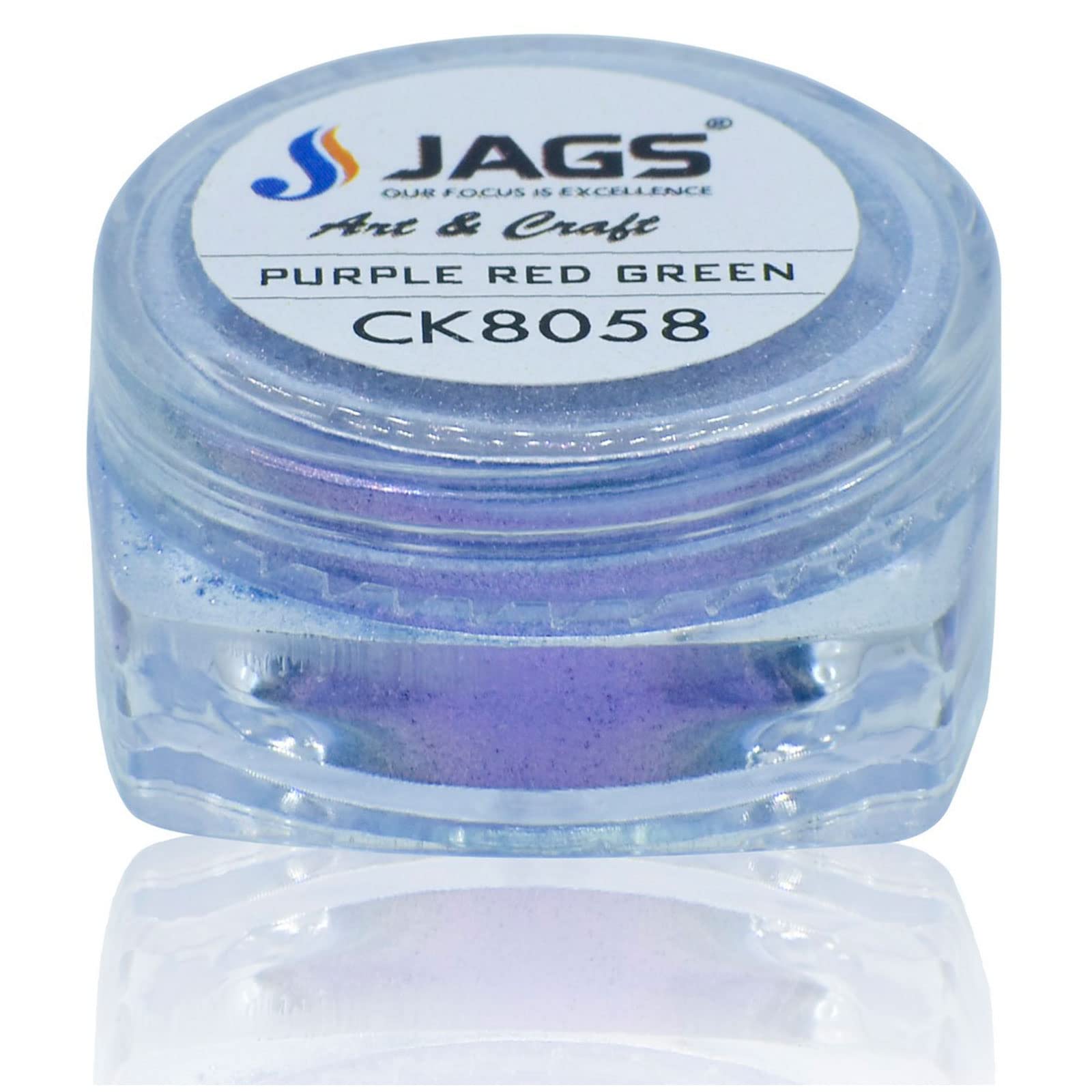 JustKraft Chameleon Powder for Nail & Resin Art | 2 Grams | Purple Red Green