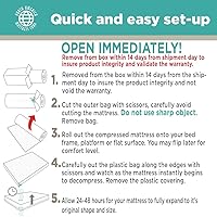 Vista 7 de North American Mattress Trapper Lite Bed 4" Sports Camping Foam Sleep Pad con funda de nailon