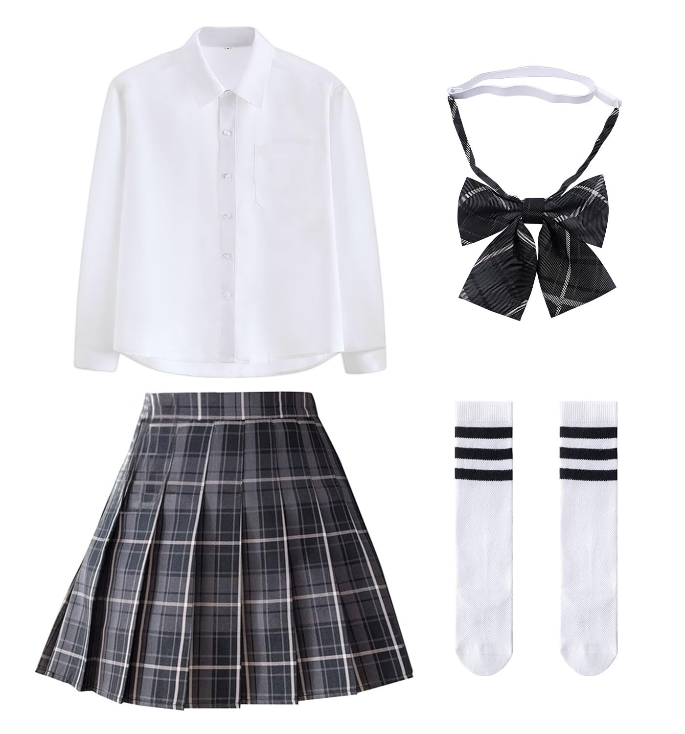 Amazon.co.jp: [Stuihort] 制服 スカート コスプレ プリーツ