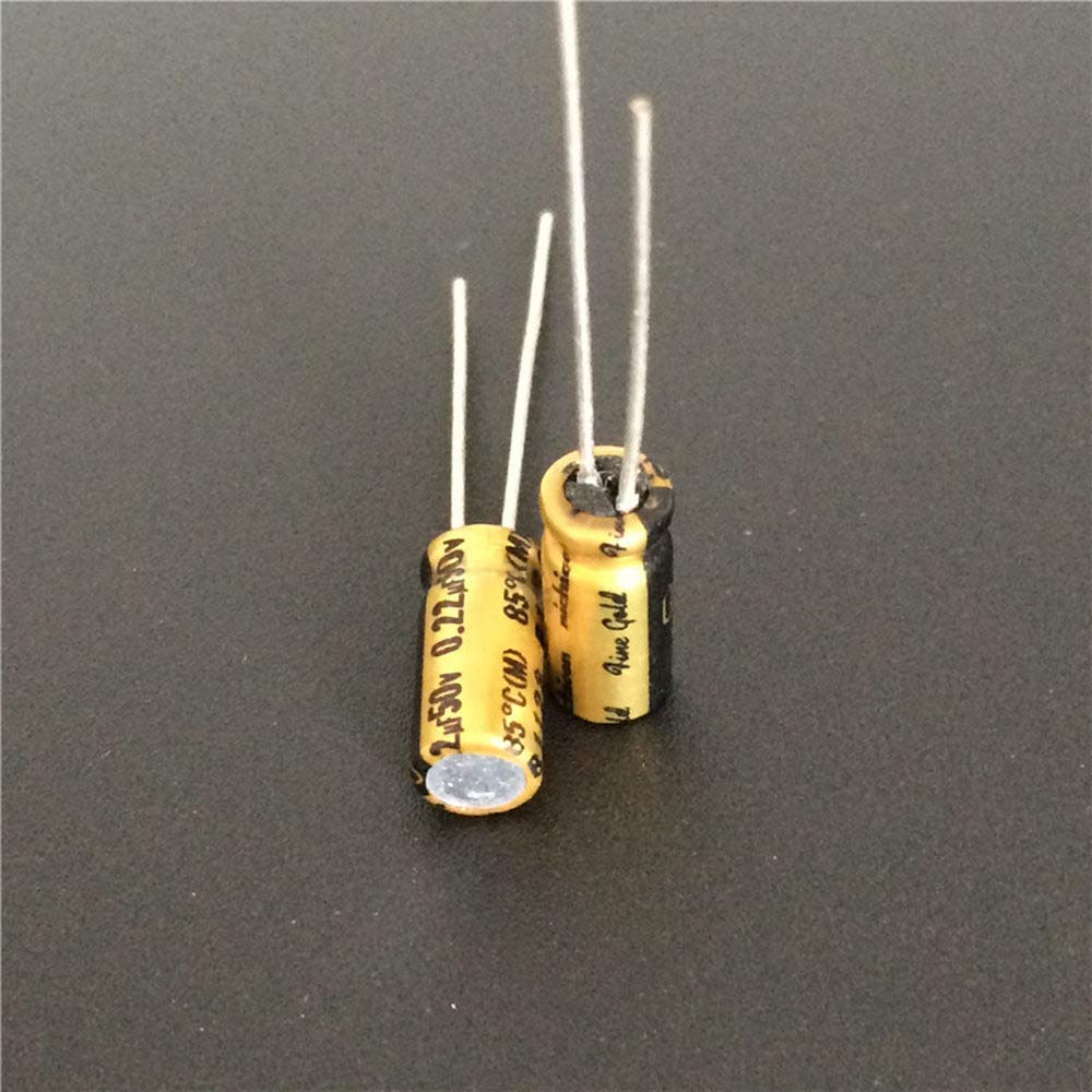 10pcs 22uF 50VFG 6.3x11mm 50V22uF Condensatore Audio Di Qualità Superiore - Foto 2