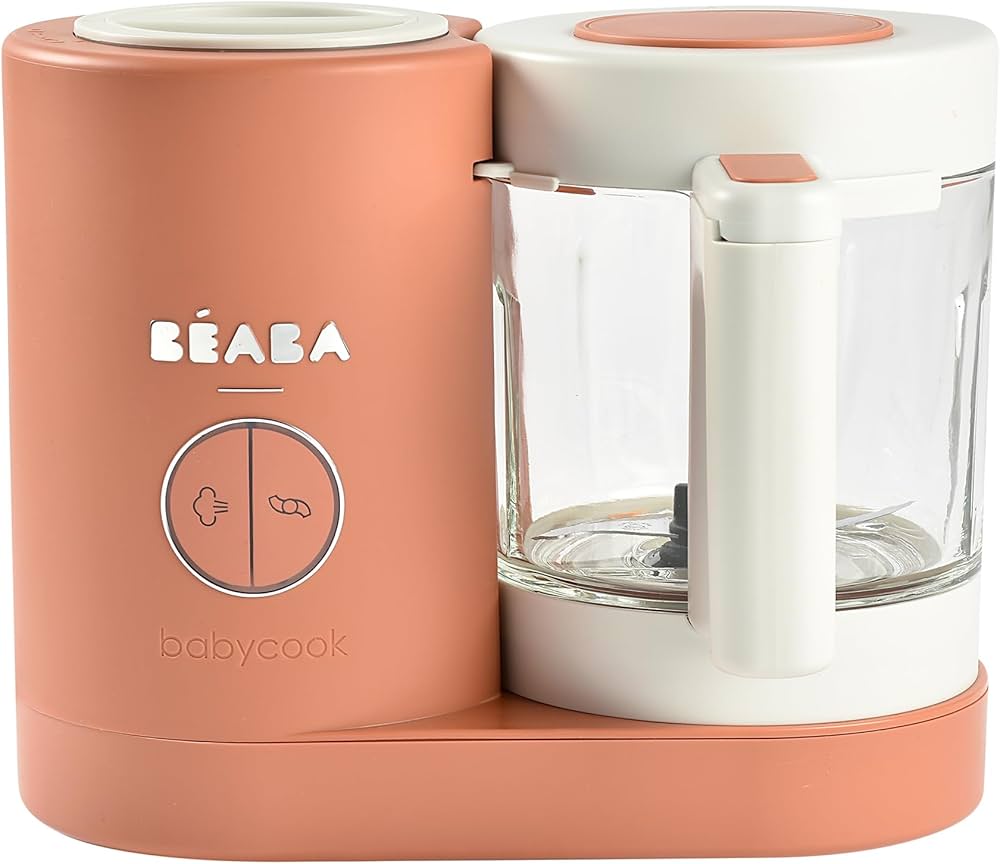 BEABA Babycook Neo Baby Food Maker | Non-Toxic Glass & Stainless