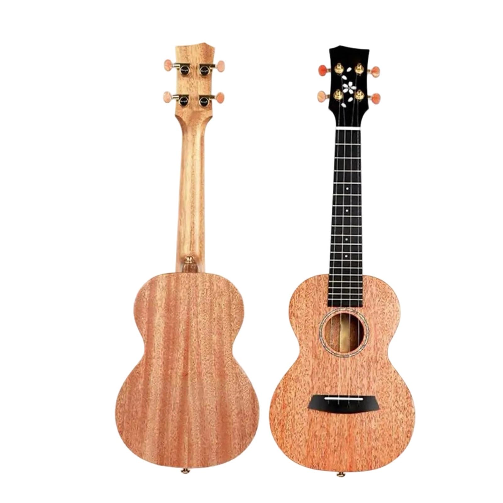 Ukulele Instrumenty Muzyczne Ukulele Dla Początkujących 23/26 Cali Korpus Z Mahoniu W Zestawie Futerał Na Instrumenty Muzyczne(Type4,26)