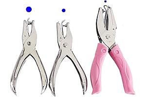3 Pieces Single Hole Puncher Set for Jewelry Making