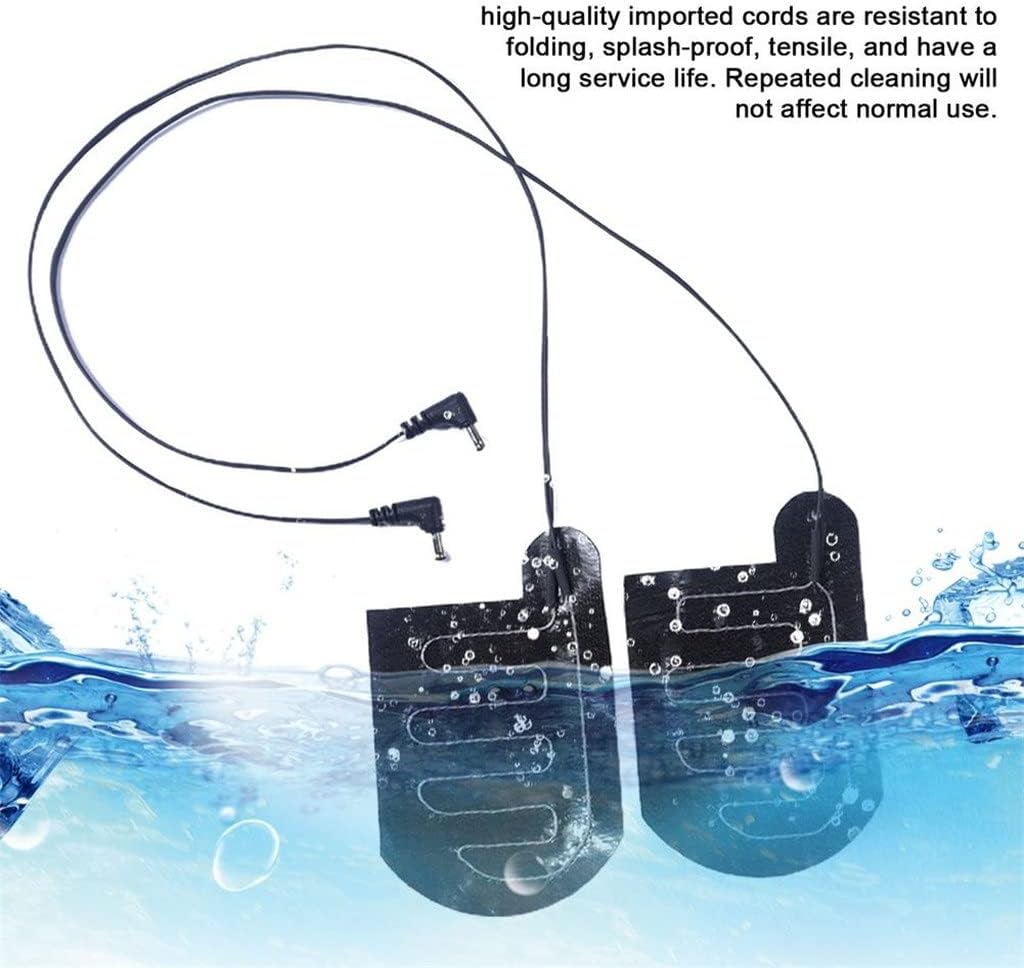 Winter Socks Electric Heating Film DC 3. 7 V Heater Pads Heated Warming Feet Pads Camping Fishing Cycling Accessories (Color : A, Size : 2.763.54in)