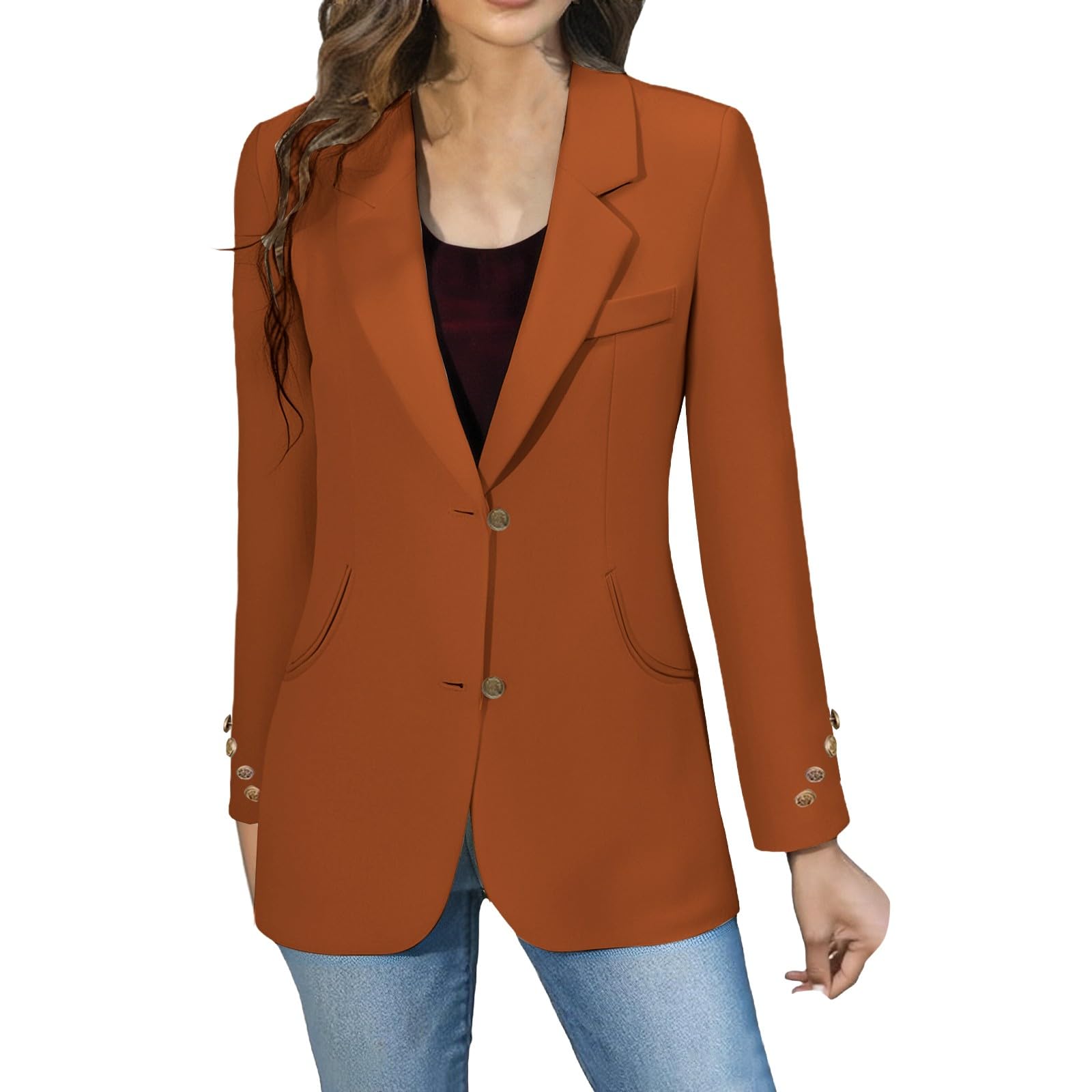 Blazer Jackets for Women Plus Size Summer Suits Business Casual Lightweight Outfits 2025 Petite Blazers
