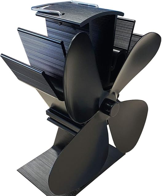 CHIMSOC Eco Stove Fan - Black Blade