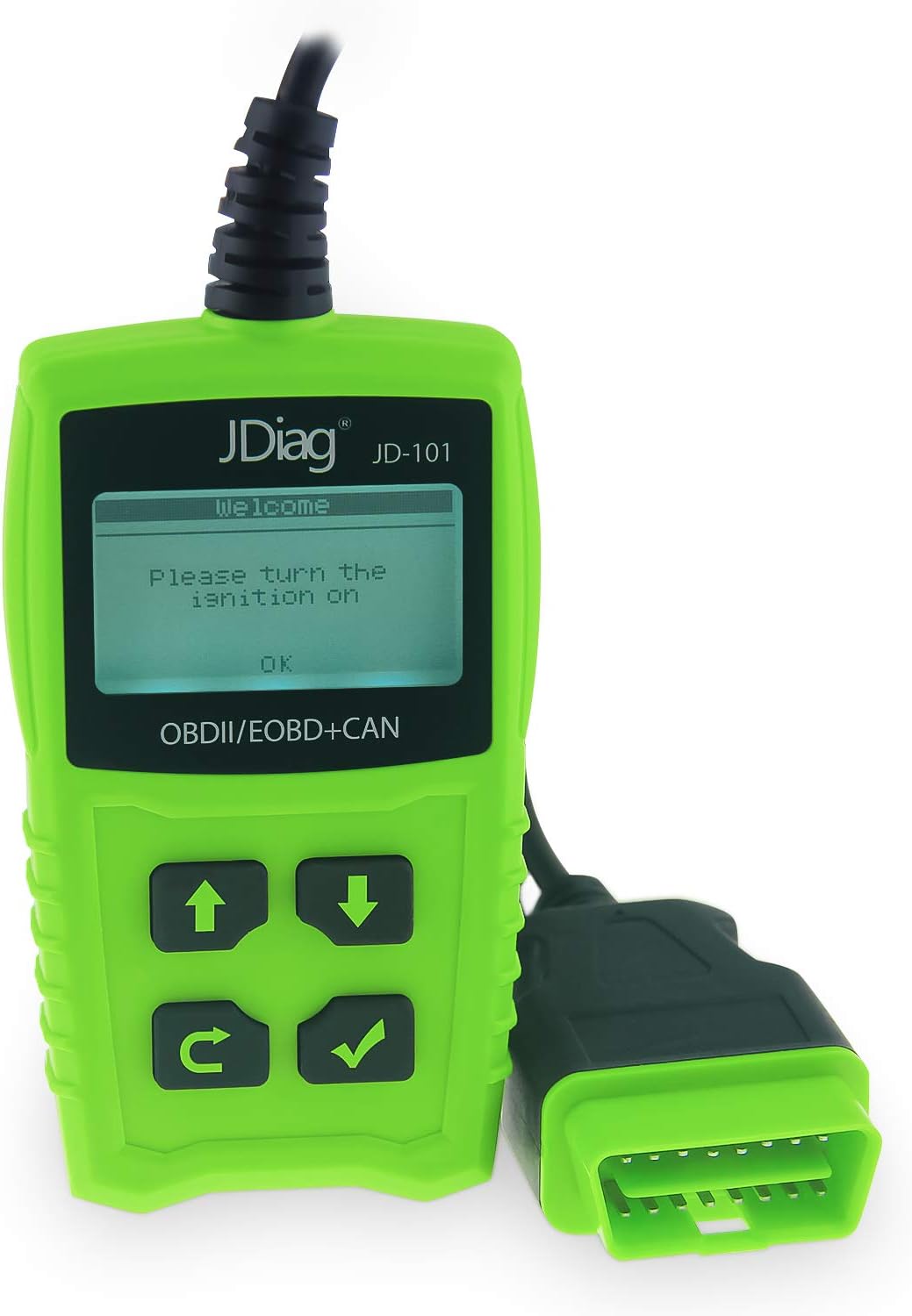 OBD2 Reader,Universal OBDII Car Diagnostic Scanner Tool for Car Engine OBD2/EOBD Diagnostic Scanner Automotive Engine Fault Code Reader CAN Scan Tool,Battery Tester