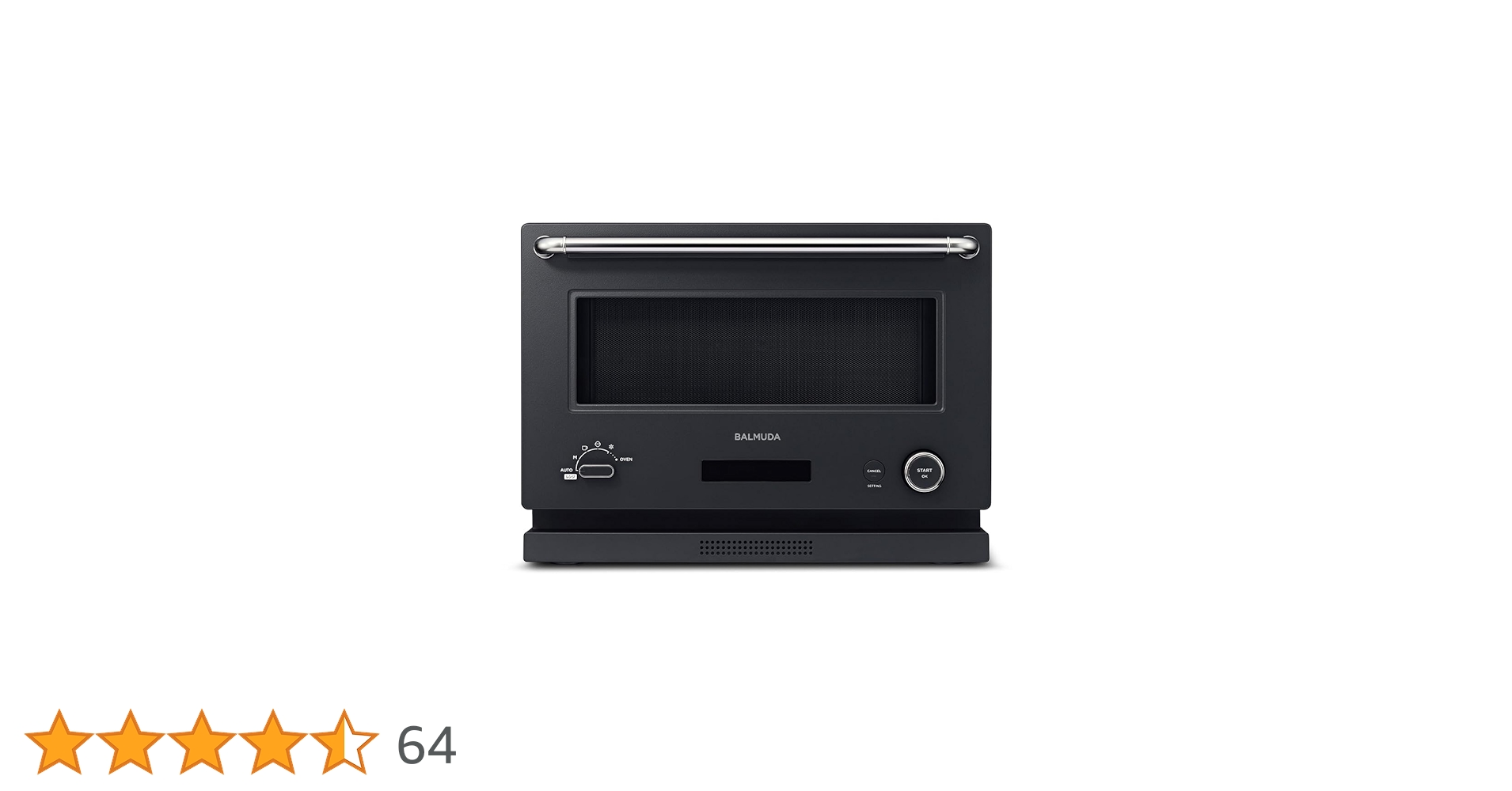 BALMUDA The Range （Black） BALMUDA The Range Black K04A-BK microwave 100V – WAFUU JAPAN