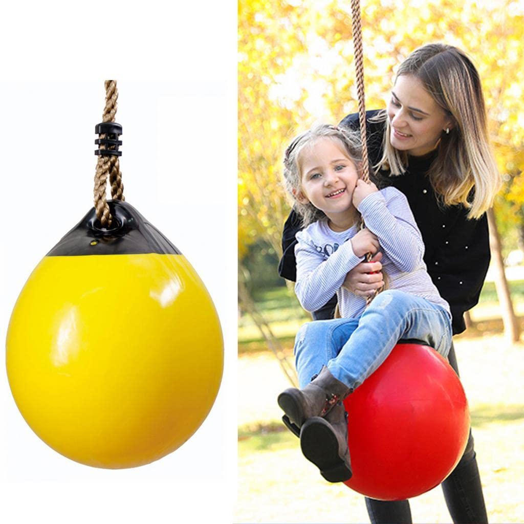 Altalena da Interno con Corda per Bambini, Giallo