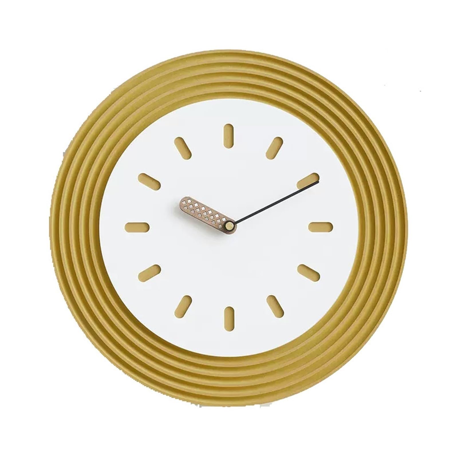 EINES Wall Clocks No Punch Wall Clock Living Room Home Modern Simple Fashion Wall Clock Bedroom Design Art Creative Mute Clock(B)
