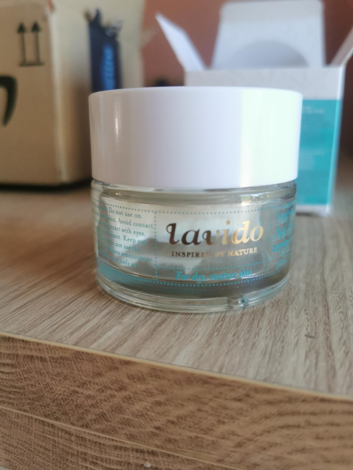 Lavido - Natural Age Away Replenishing Facial Cream | Firm, Hydrate + Repair Dry, Mature Skin (1.69 oz | 50 ml)