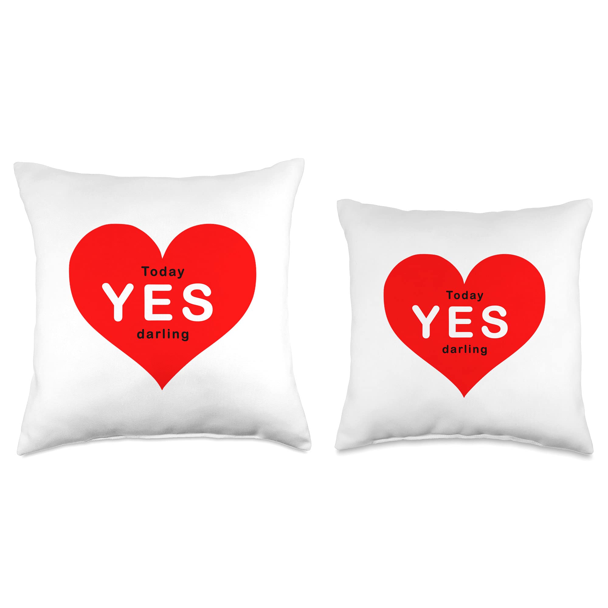 Amazon.com: Today YES darling Throw Pillow : Home & Kitchen