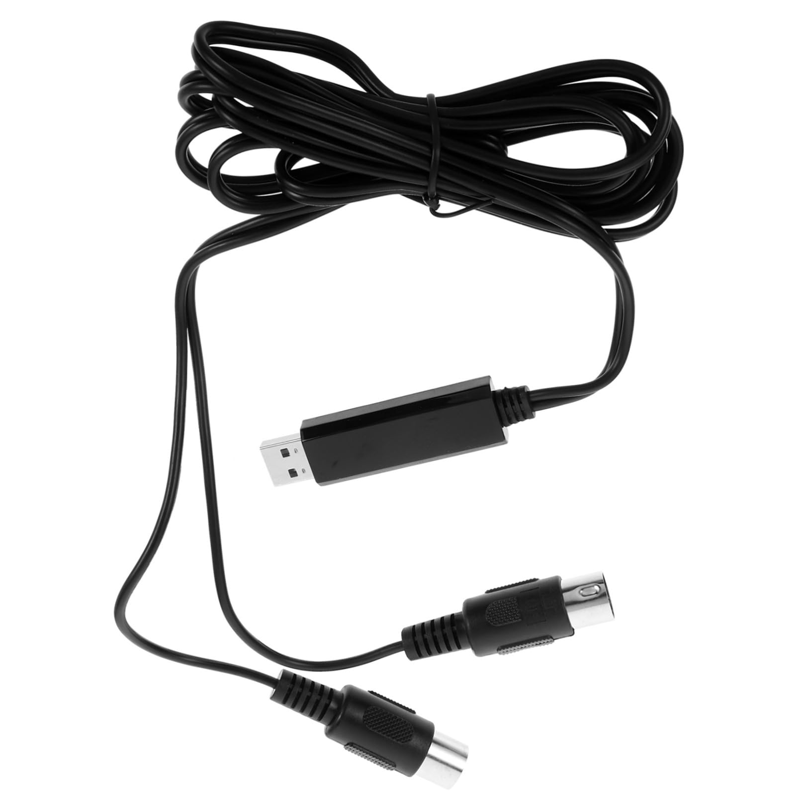 ibasenice 2piezas Cable Adaptador Midi Usb De Metros Para Piano Electrónico y Teclado Conexión Rápida Pc y Laptop Compatible y Sin Instalación Adicional Transmisión De Datos Midi