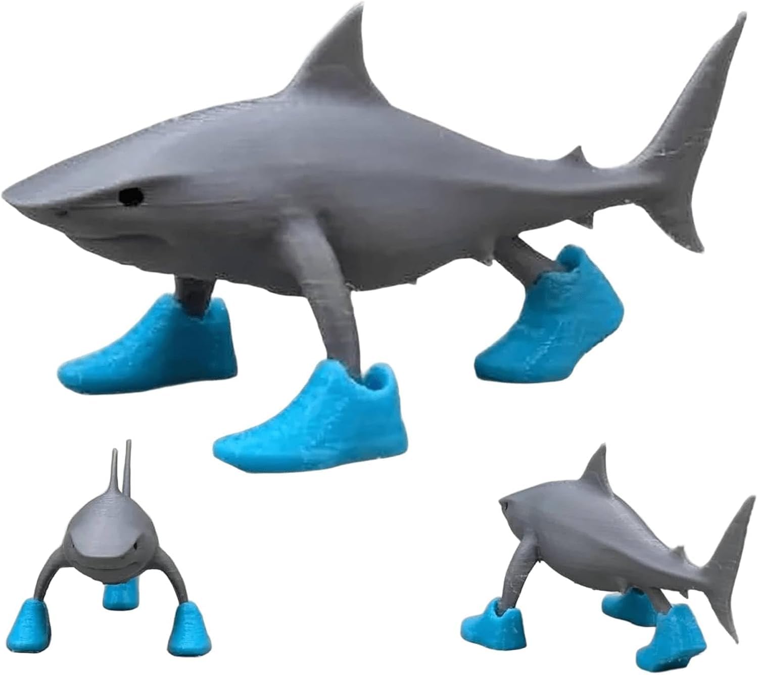 Tralalero Tralala Desk Decor, Tralalero Tralala Meme Collectible, Italian  Brainrot Shark Meme Figure, Shark in Sneakers, Walking on Three Legs, Funny  ...