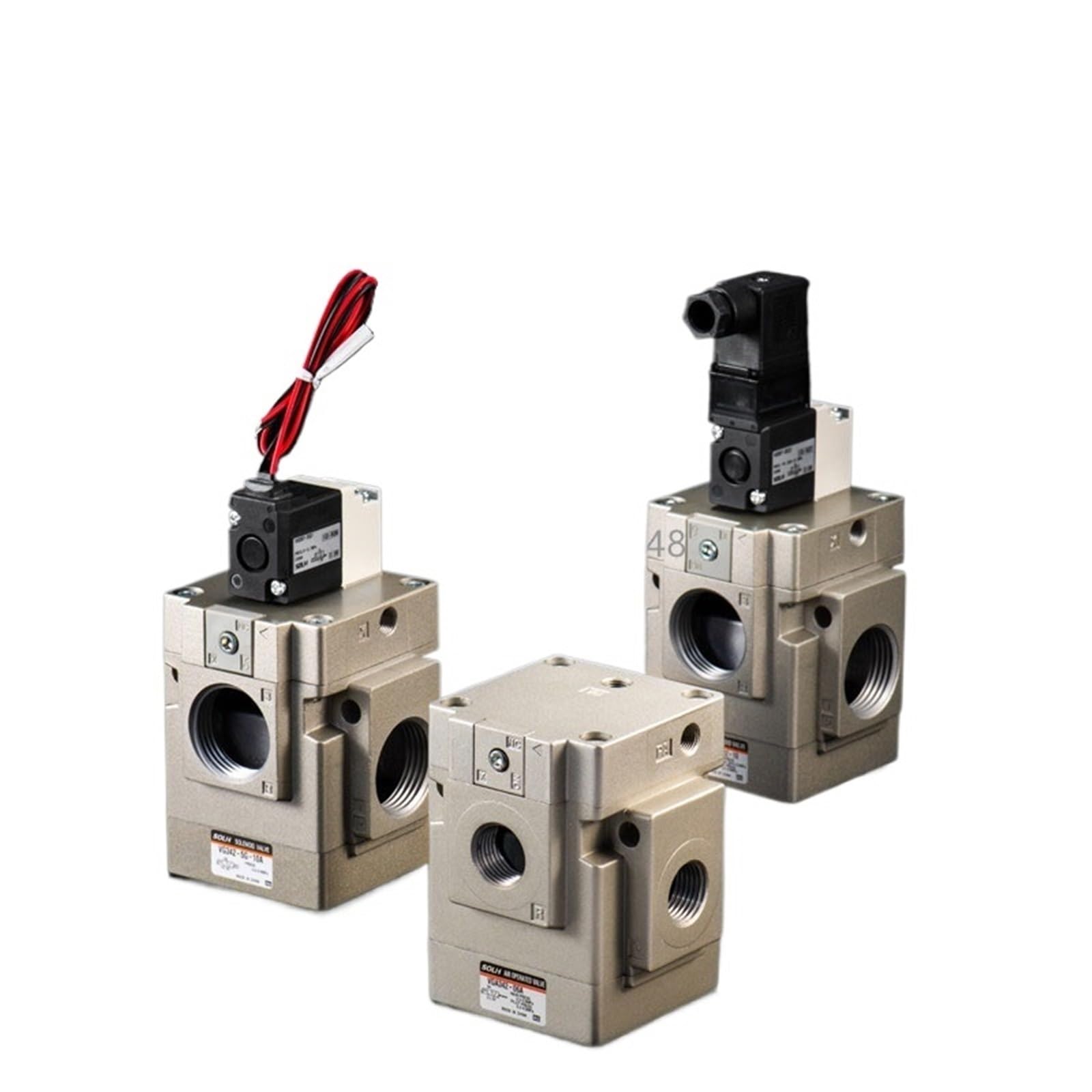 Válvula solenoide de vacío VG342R-4D-04 neumática industrial de 2 posiciones y 3 vías