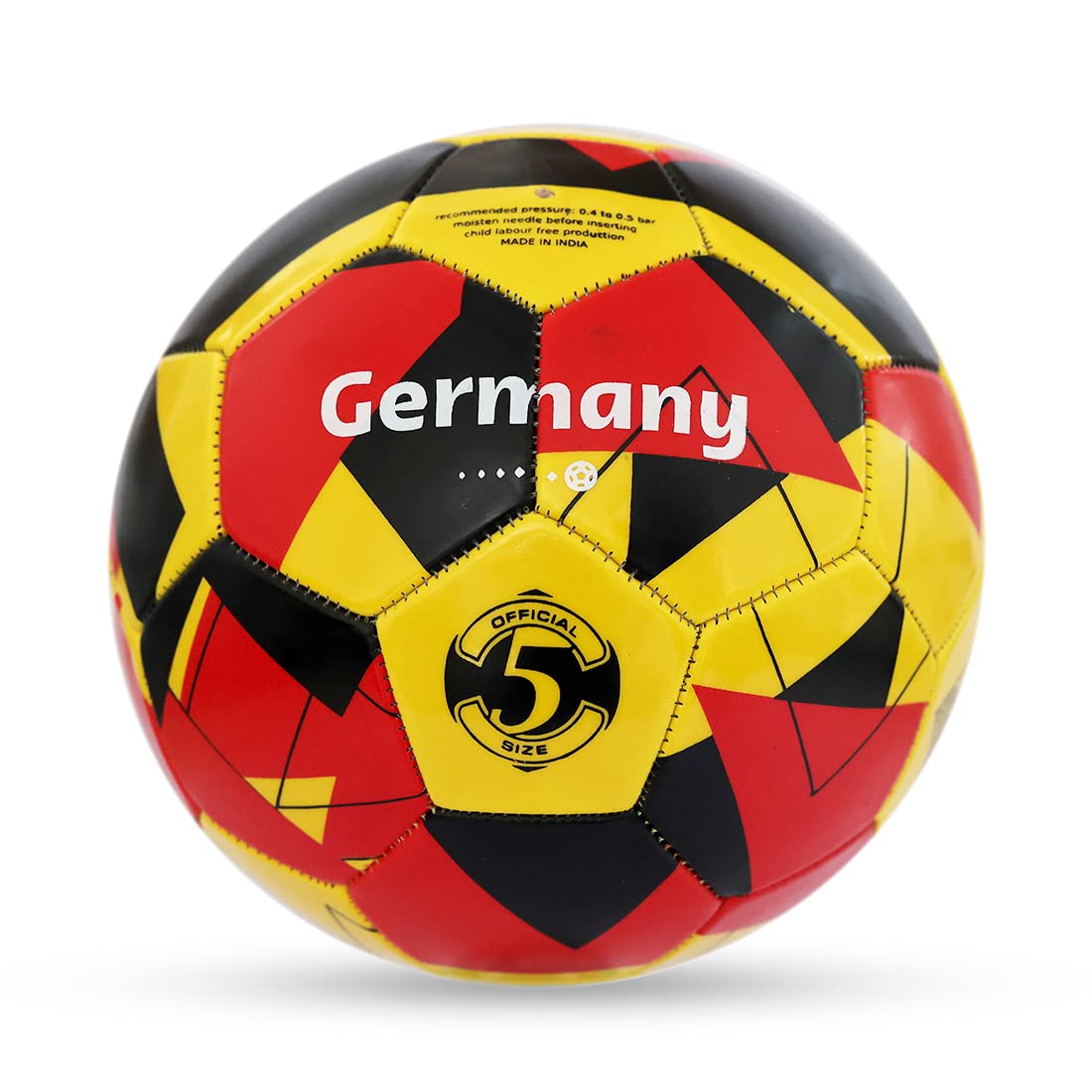 FIFA Official World Cup 2022 Ball | Licensed Football Logo Printed | Machine Stitched PUPVC Material | Super Cladding Technology 32 Panel Foot-Ball | High Air-Retention (Size 5) (MSFI32P22)-image-43