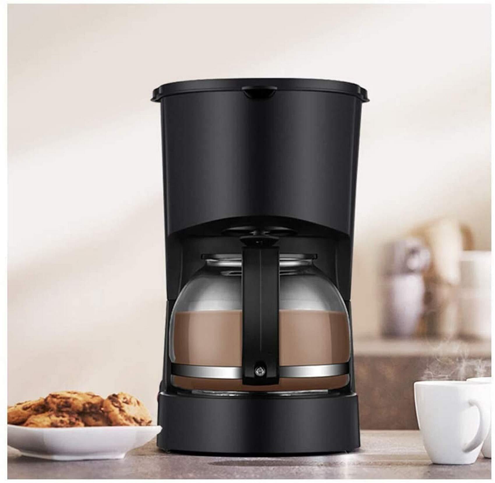 600ml Drip Coffee Maker Mini Coffee Machine for Home Office Auto Insulation