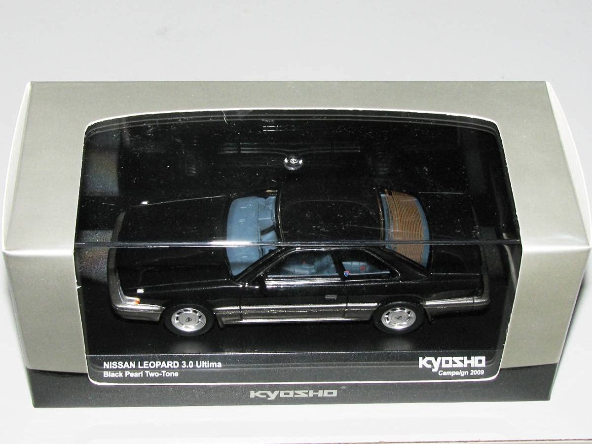 Amazon.co.jp: □Kyosho 1/43 [Nissan Leopard 3.0 Ultima 1986 (Black