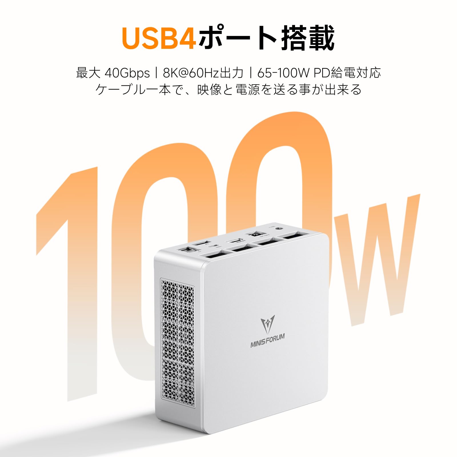 Amazon.co.jp: MINISFORUM UM750L Slim ミニPC、AMD Ryzen 5 7545U