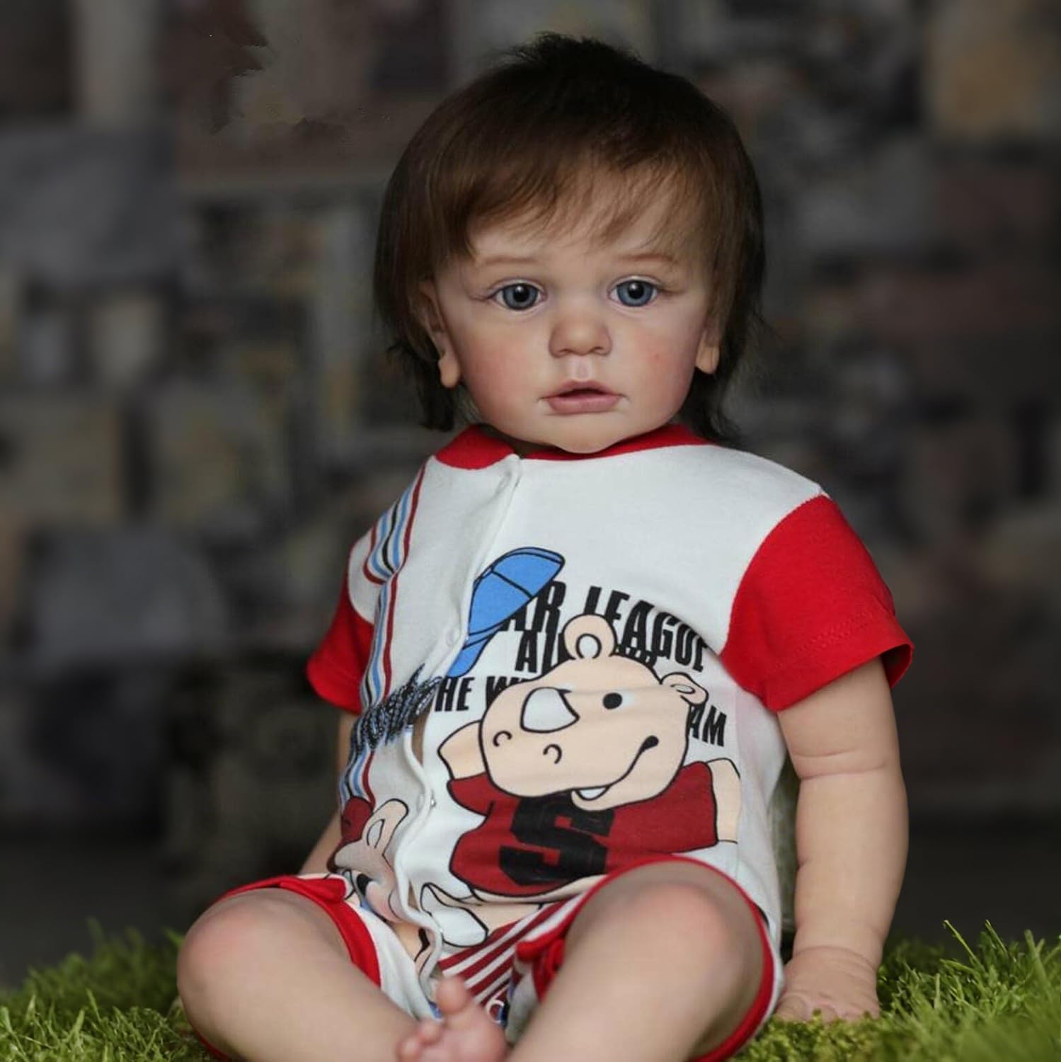 iCradle Lovely Lifelike Reborn Baby Doll Boy 24inch 61cm Adorable Silicone Toddler Doll Real Look Newborn Doll Toy for Ages 3+