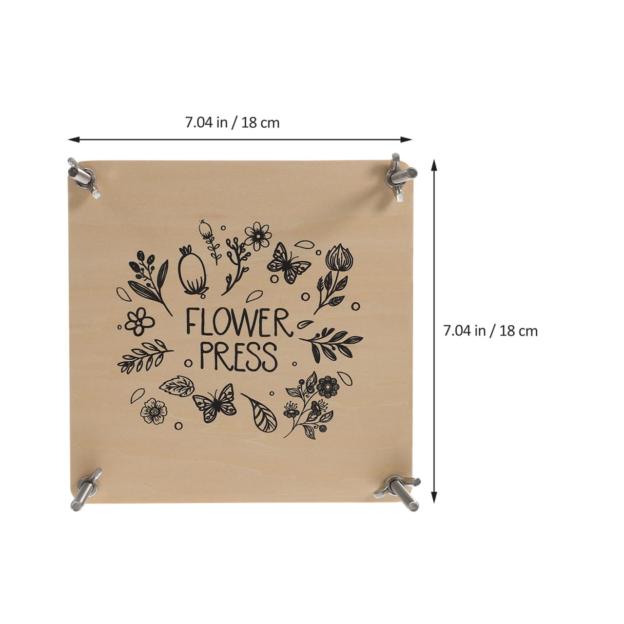Didiseaon Kit De Prensa De Flores Y Hojas Herramienta Para Prensar Plantas Secado Rápido Para Manualidades Diy Decoración Y Proyectos Creativos