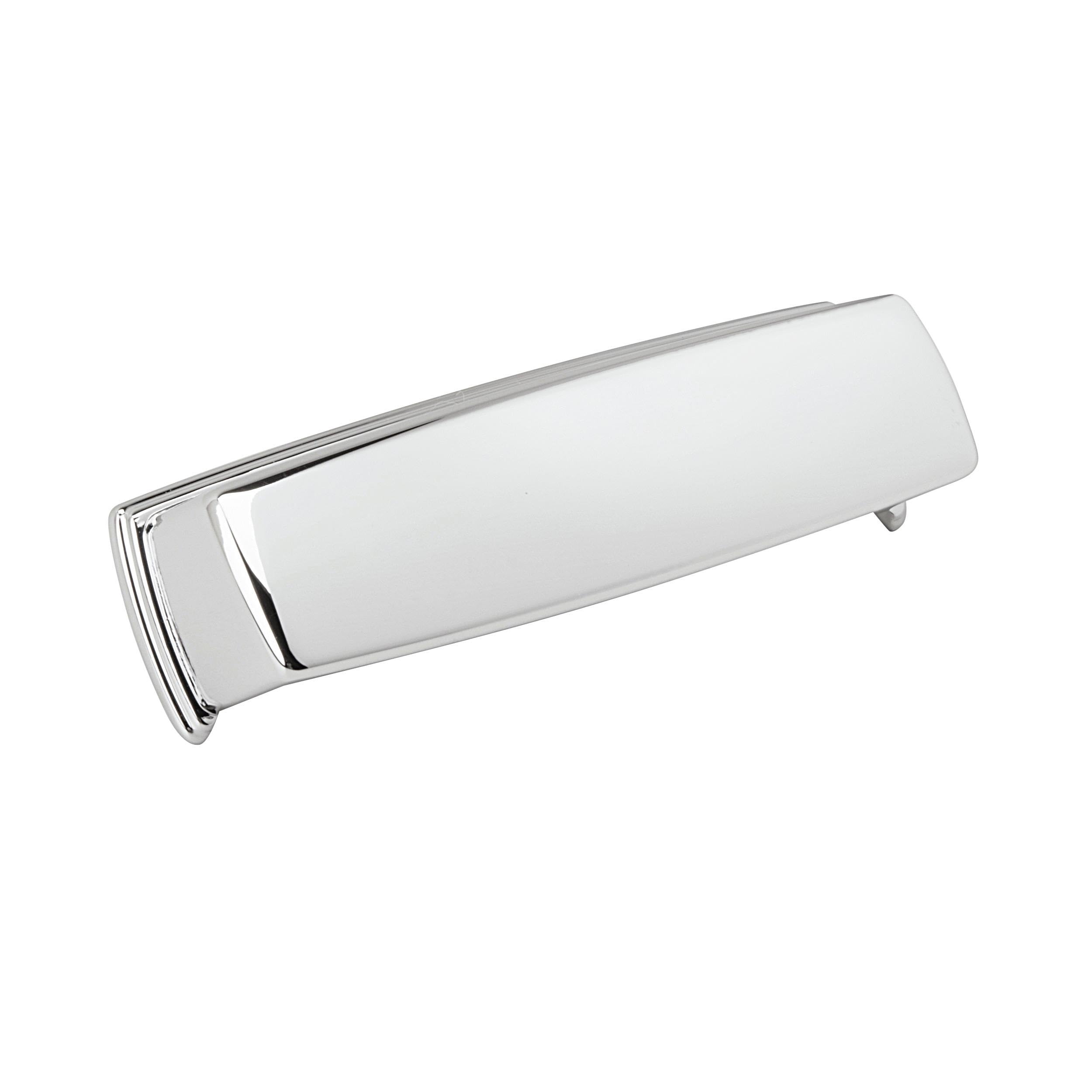 Amerock BP5380126 | Polished Chrome Cup Pull | 3-3/4 inch (96 mm 