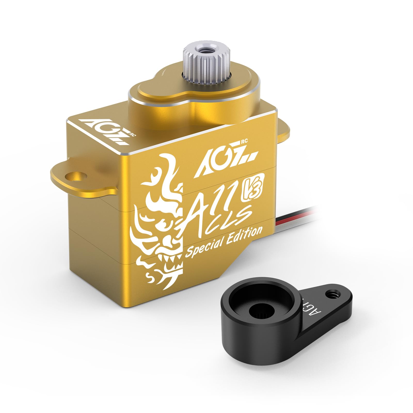 AGFRCMini-Z-Car Micro RC-Steering Servo - 1.4KG Upgrade Programmable 0.050sec High Speed Full Metal Gear Mini Digital Coreless Servo, Control Angle 180° (A11CLS V3 2024 Special)