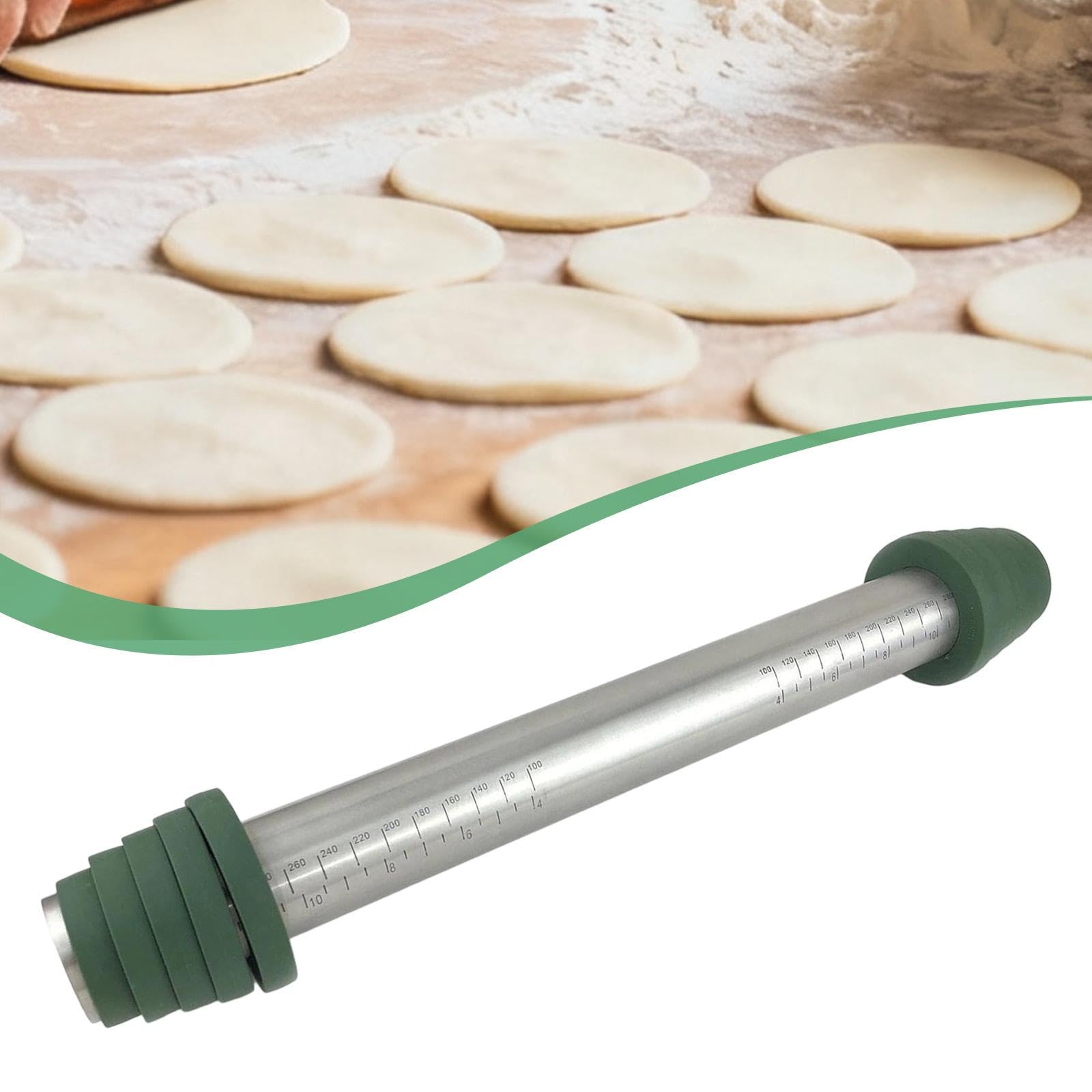 Rodillo de Acero Inoxidable para Hornear de Tartas Y Pasteles