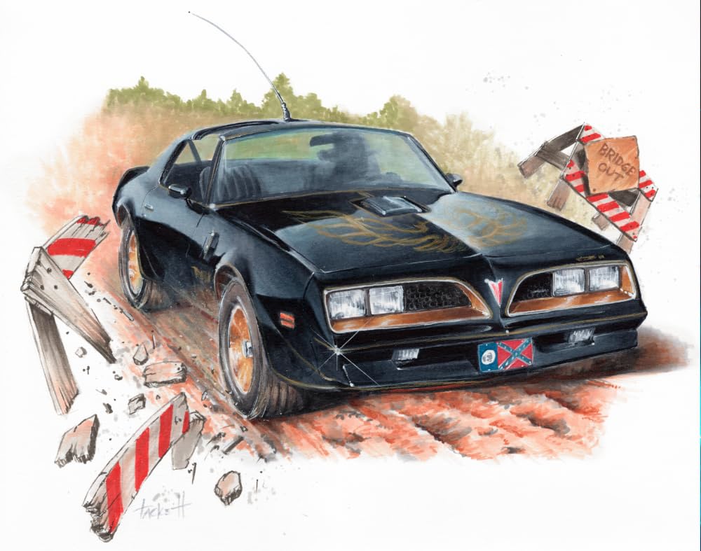 Amazon.com: Bandit Trans Am Signed Art Print by Billy Tackett