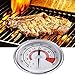 Ecloud Shop Barbacoa BBQ Pit Smoker Grill Termómetro Medidor de Temperatura, Cocinar...