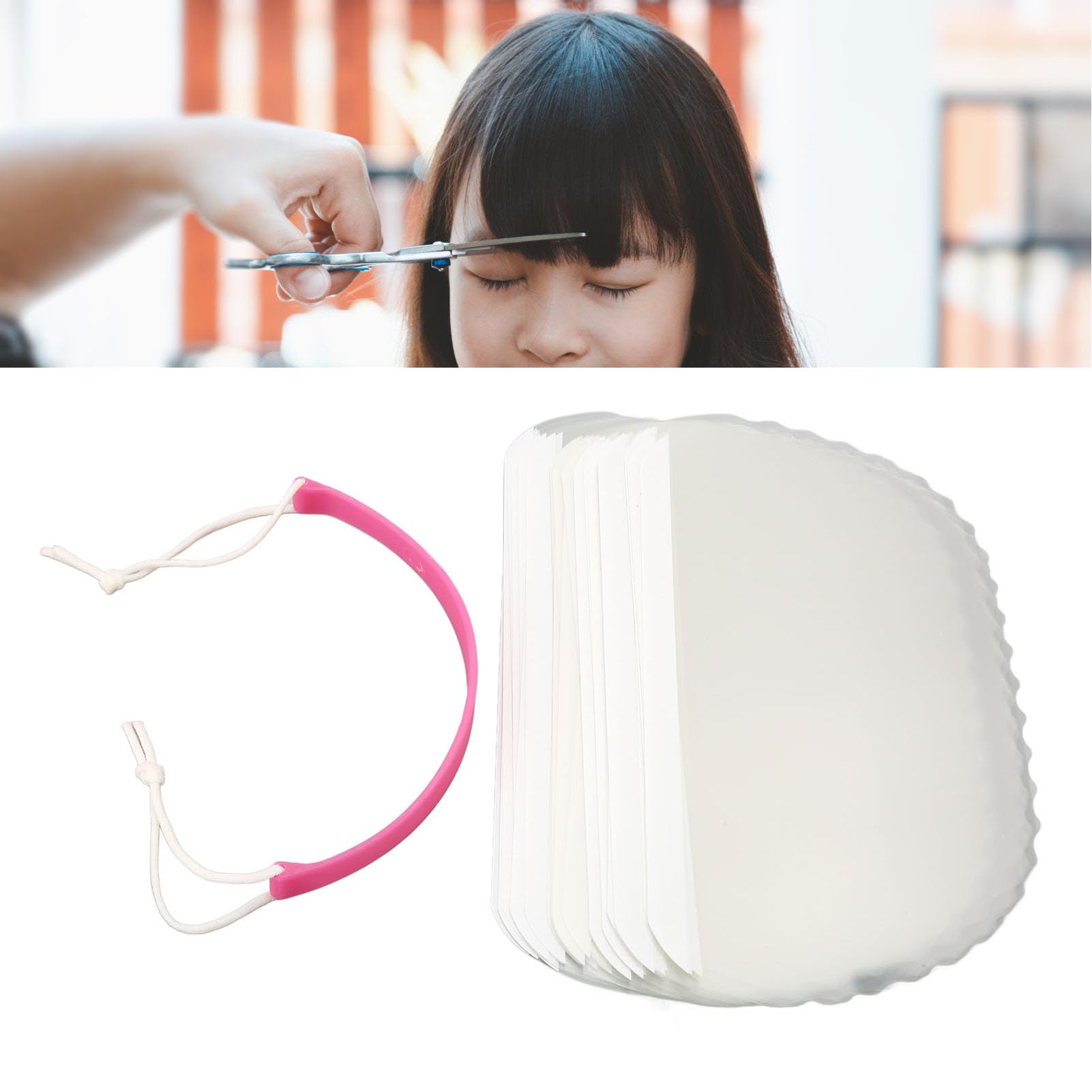FILFEEL Shower Face Shields 50PCS Disposable Transparent Eyebrow Shields for Home and Salon Use for Makeup and Eyelash Extensions - Image 4