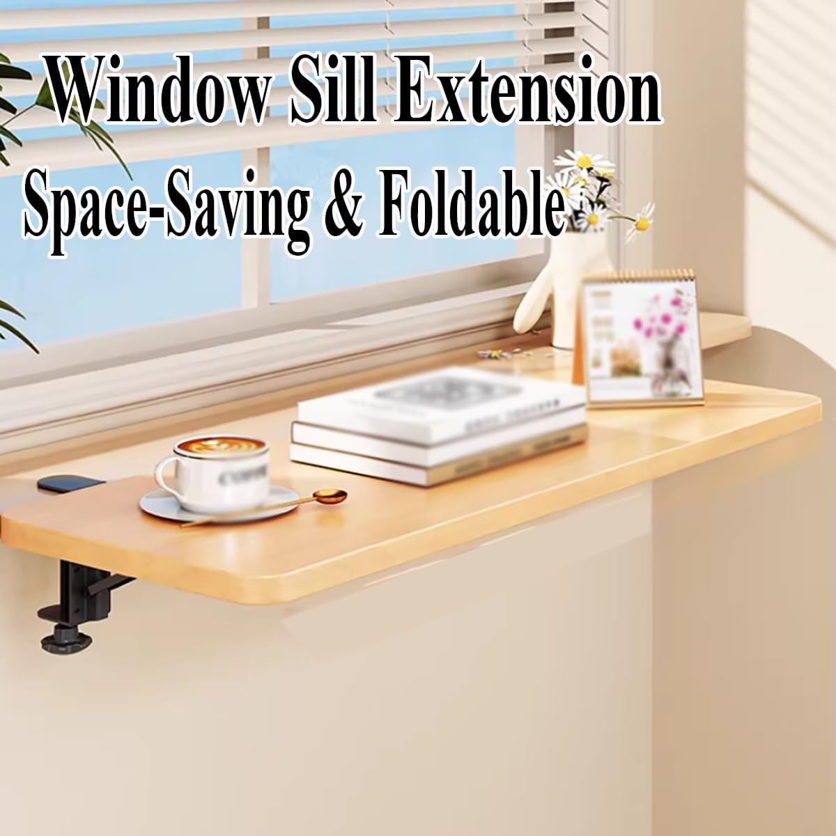 Desk Extender Tray, Wrist Support, Foldable Keyboard Extender For Desk, Table Mount For Sit Stand Desks, Clamp-on Desk Extender, Durable & Easy To Instal(White,20x40cm (7.9inx15.7in))