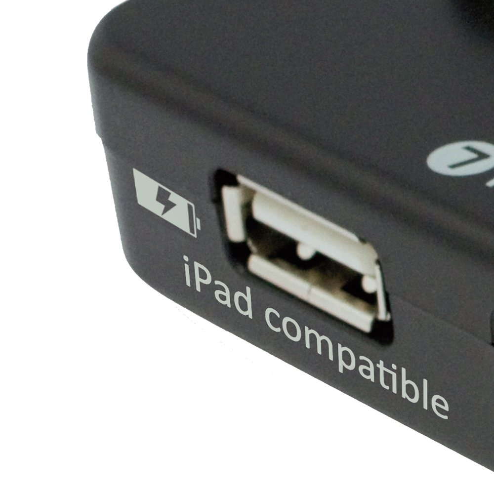 Cirago Hi-Speed USB 2.0 Hub with iPad/iPhone Charging Port (USH1070)