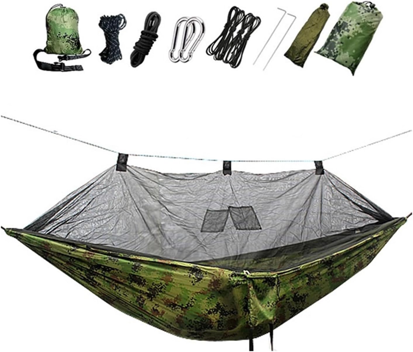 Camp Outdoor Portable Camping Hammock Tarp Fly-Tent Mosquito-Net Lightweight Sun Strong (02)