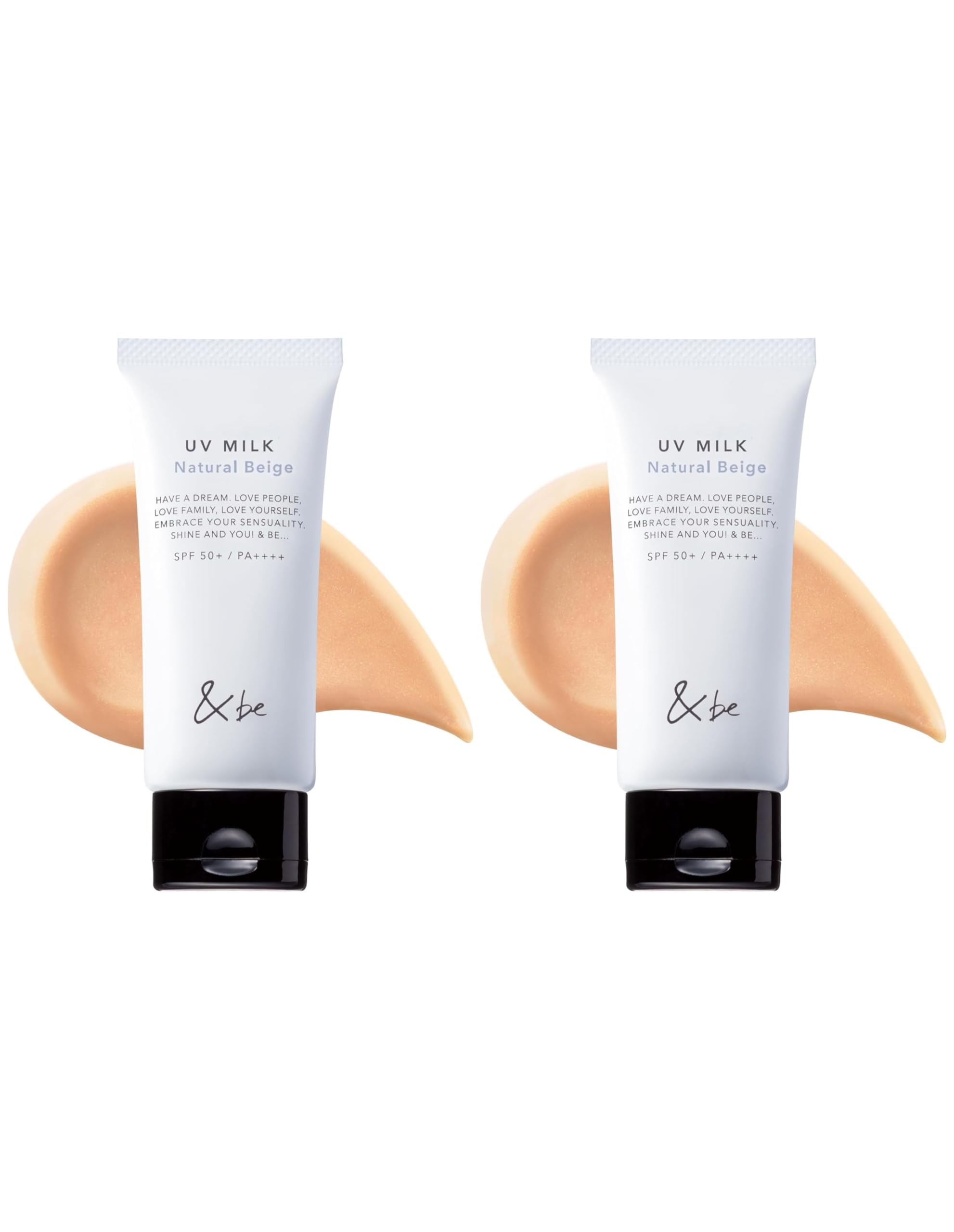 Amazon.co.jp: &be &be UV Milk, Natural Beige, SPF50+ PA++++
