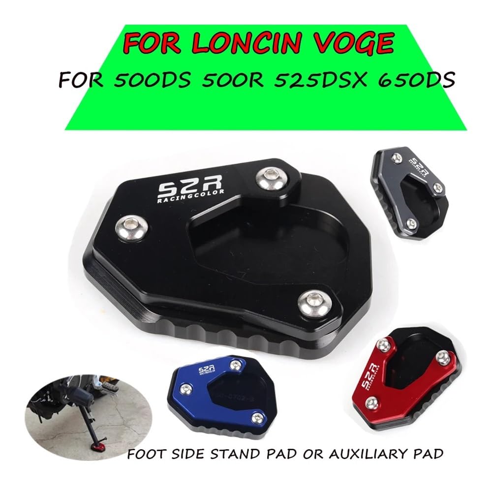 Seitenständer Verlängerungspad Für Voge 500DS 650DS Motorrad - Aluminium Extender Für Besseren Stand