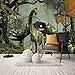XIAOHUKK 3D fototapeta Stereo motyw dinozaura PVC samoprzylepna tapeta dekoracyjna tapeta winylowa tapeta dekoracyjna