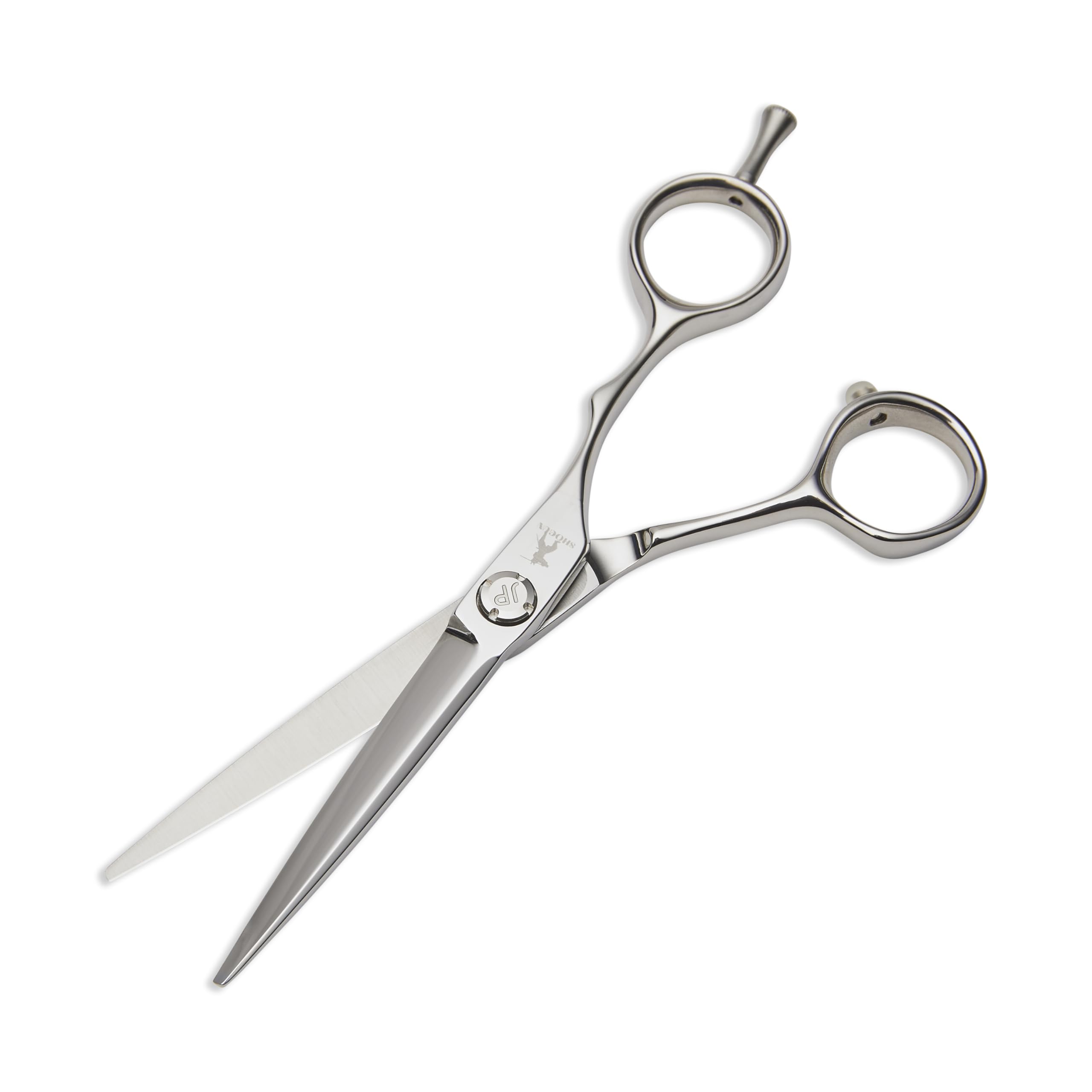 Shogun Cobalt Asahi Japanese 440C Steel Hairdressing Scissors - Professional Barber Salon Shear For Hairdressers, Barbers, And Salon Use
