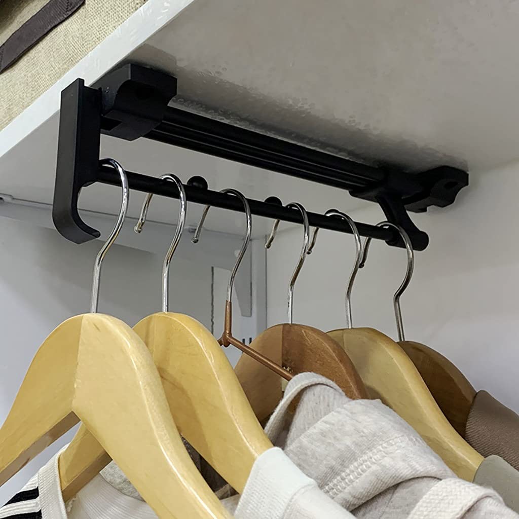 Optimisez votre garde-robe avec le rail de vêtements coulissant de 40cm