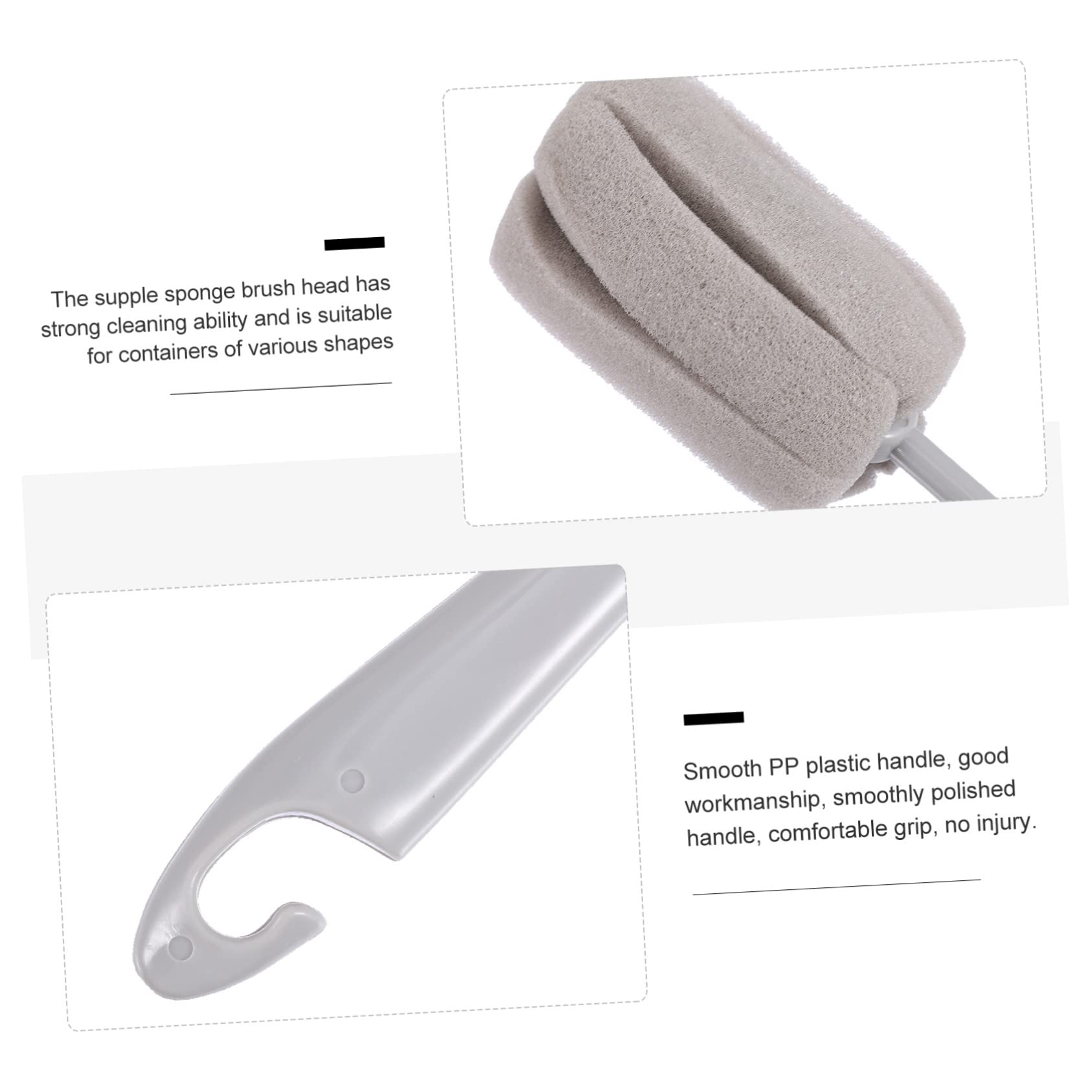 VALICLUD 3 Series Limpieza De Esponja para Biberones Vidrio para Limpiar Tetinas Y Utensilios De Cocina 3 Piezas*3