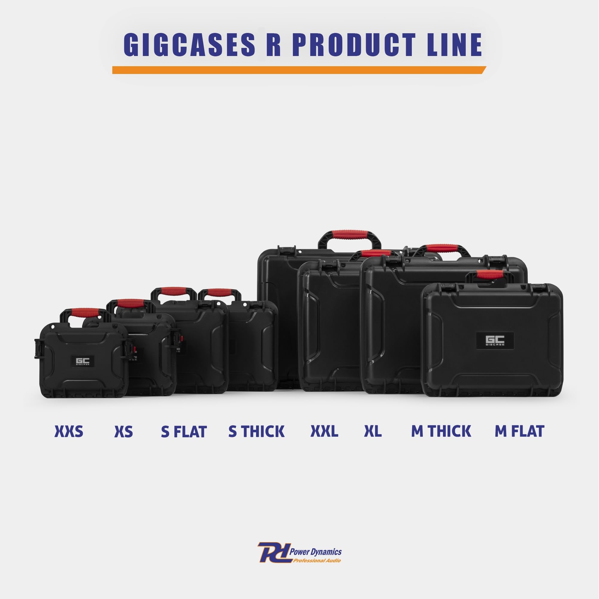 Power Dynamics GIGCase70R, Universal Hard Case Kamera Koffer Schaumstoff, DJ Koffer, Foto Koffer, Schutzkoffer, DJ Universalkoffer, Wasserdichter Koffer, Transportkoffer mit Schaumstoff, Schwarz
