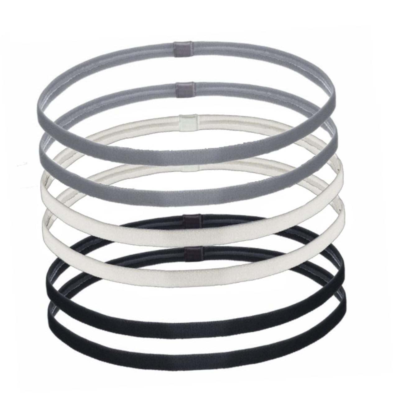 30 Piezas Diadema De Fitness Diadema Elástica De Yoga De Fútbol Antideslizante Pulsera Mordedor Turbante Lazos Elásticos para El Cabello Deportiva