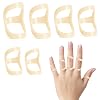 10 Pcs Finger Splints Oval Trigger Finger Support for Thumb Index Middle Pinky Ring Finger,Finger Brace Protector for Finger Sprain Swelling Arthritis Pain Sport Injuries5,6,7,8,9